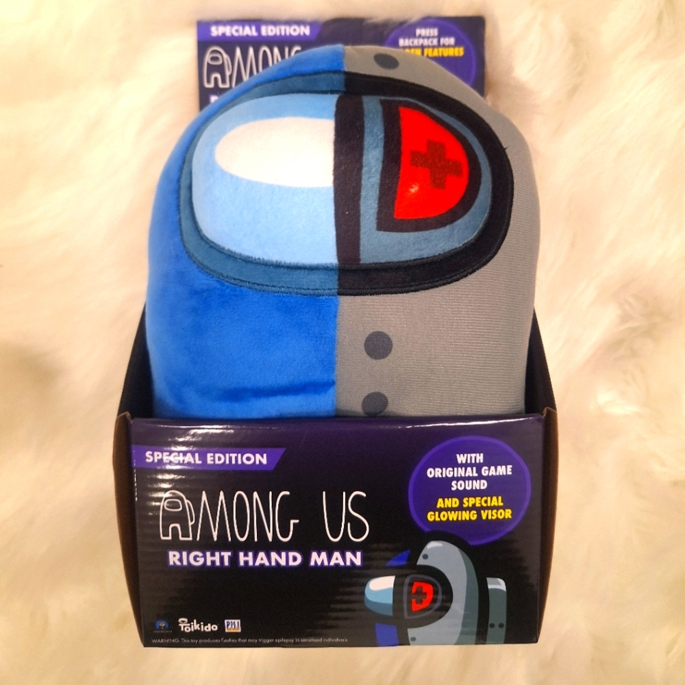 Among Us right hand man plush with sound and light- New in package